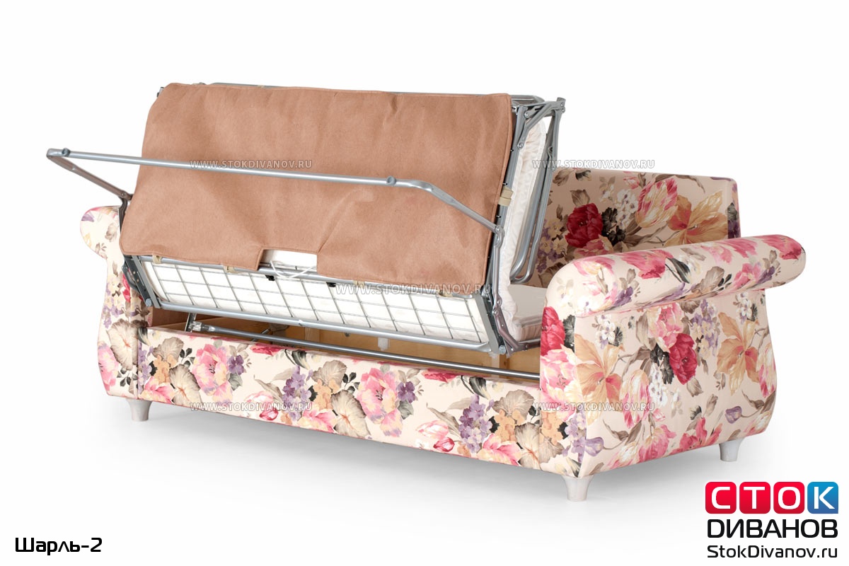 узкий диван с французской раскладушкой